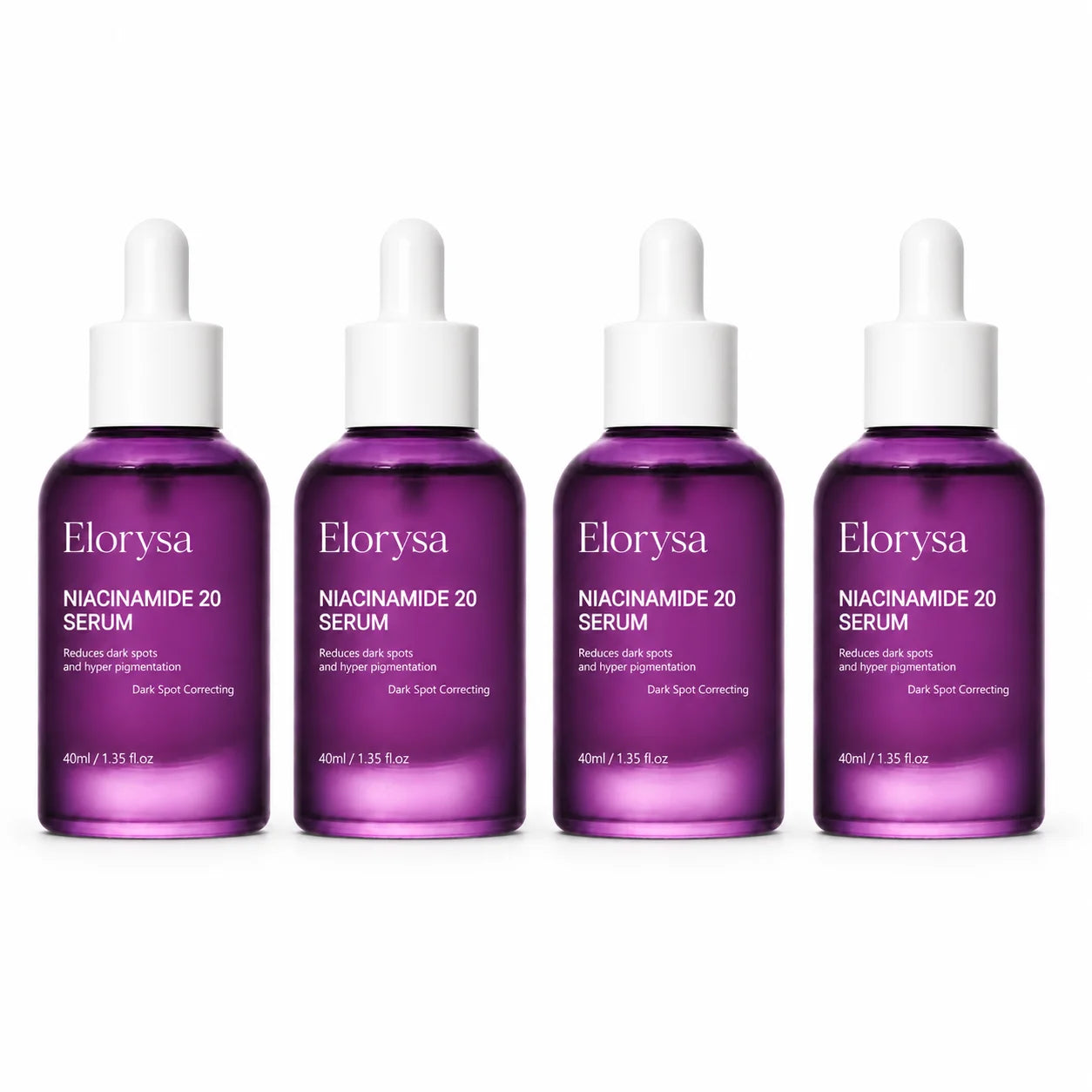 Elorysa 20% Niacinamide Dark Spot Correcting Serum for Face,Fade Dark Spots. Reveal Your Glow