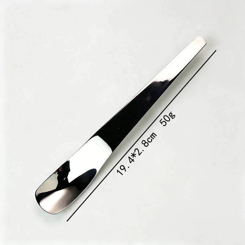 🥄🏆Hot Sale Long-Handle Stainless Steel Dessert Spoon