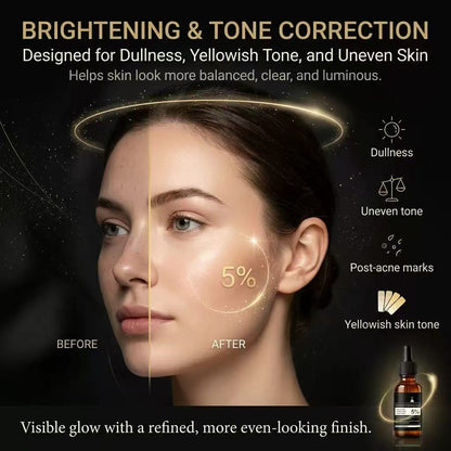 Elorysa Vitamin C + 5% Niacinamide Brightening Serum — Fade the Look of Dark Spots & Reveal Even, Glowing Skin