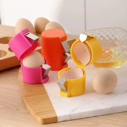 🔥🔥🔥Limited-time 😮‍💨 Buy 2 Get 1 Free ！！！🍳 Quick Egg Cracker Tool – Open Hundreds Of Eggs Faster & Cleaner——Microwave Egg Poacher 🔥