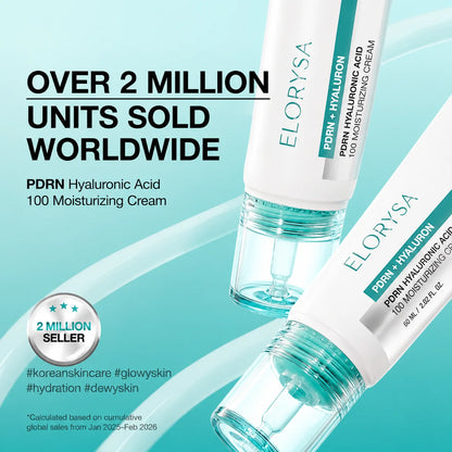 Elorysa Korean PDRN Anti-Aging Cream | Deep Collagen Boosting & Fine Line Reversal