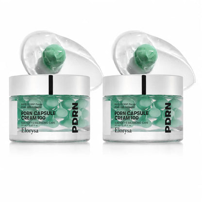 Elorysa PDRN Capsule Cream 100 – Luxury Daily Moisturizer With 100,000ppm PDRN, Hyaluronic Acid & 9 Peptides For Plump