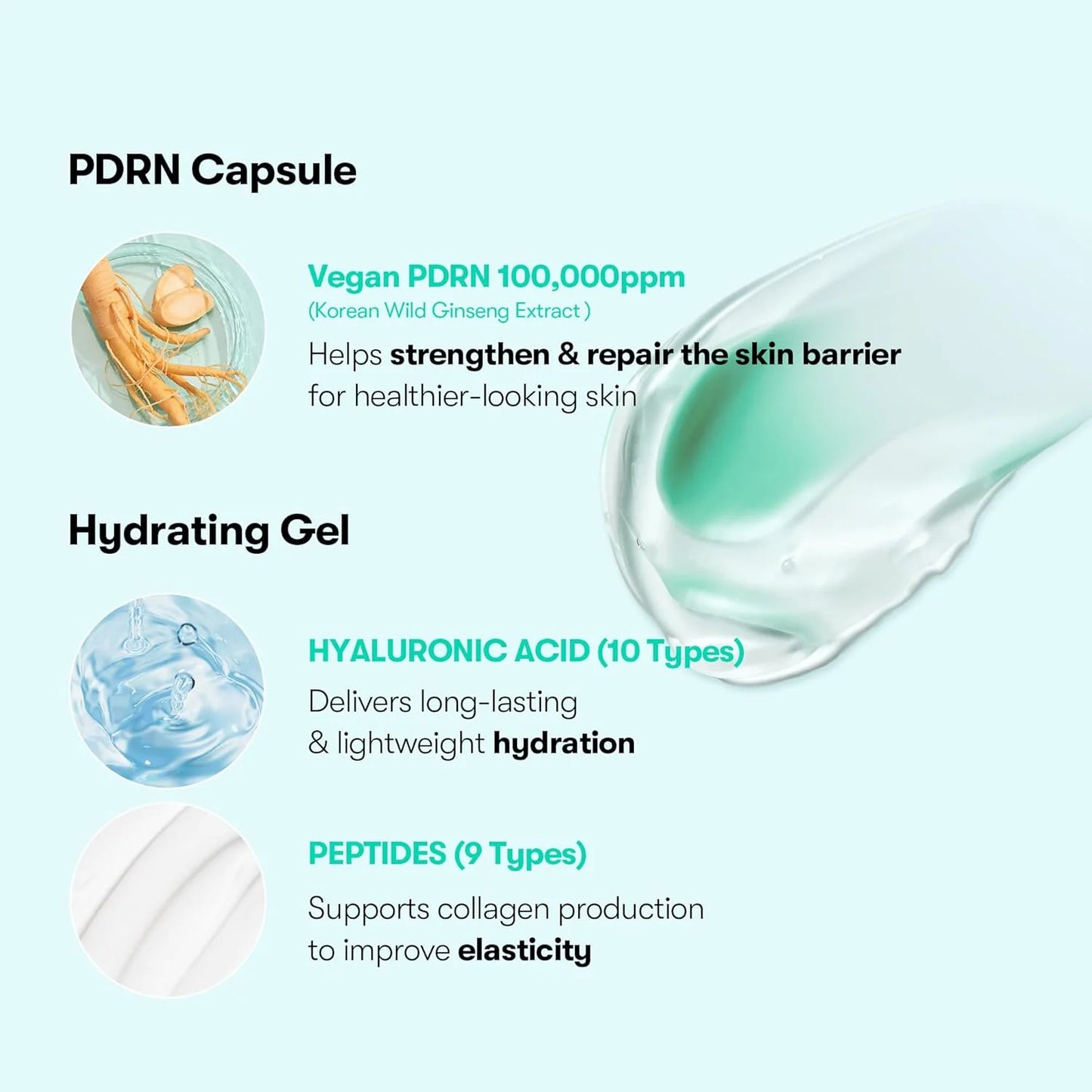 Elorysa PDRN Capsule Cream 100 – Luxury Daily Moisturizer With 100,000ppm PDRN, Hyaluronic Acid & 9 Peptides For Plump