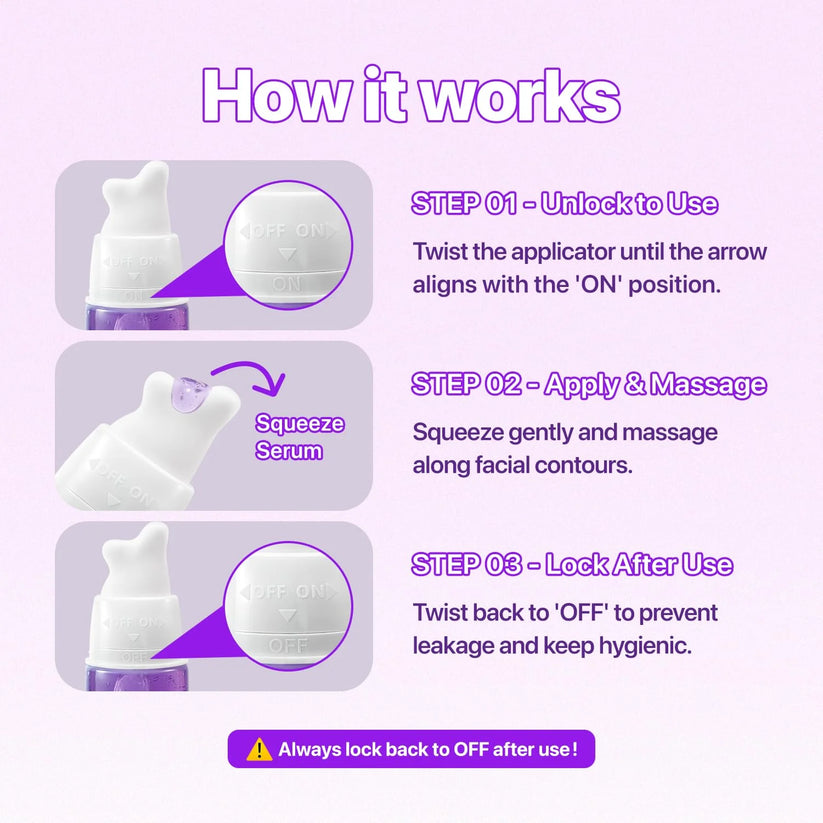 Elorysa serum applicator instructions