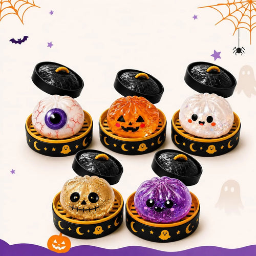 Elorysa Halloween Slow-Rise Squishy 🎃 Spooky-Cute Sensory Gift & Party Favor