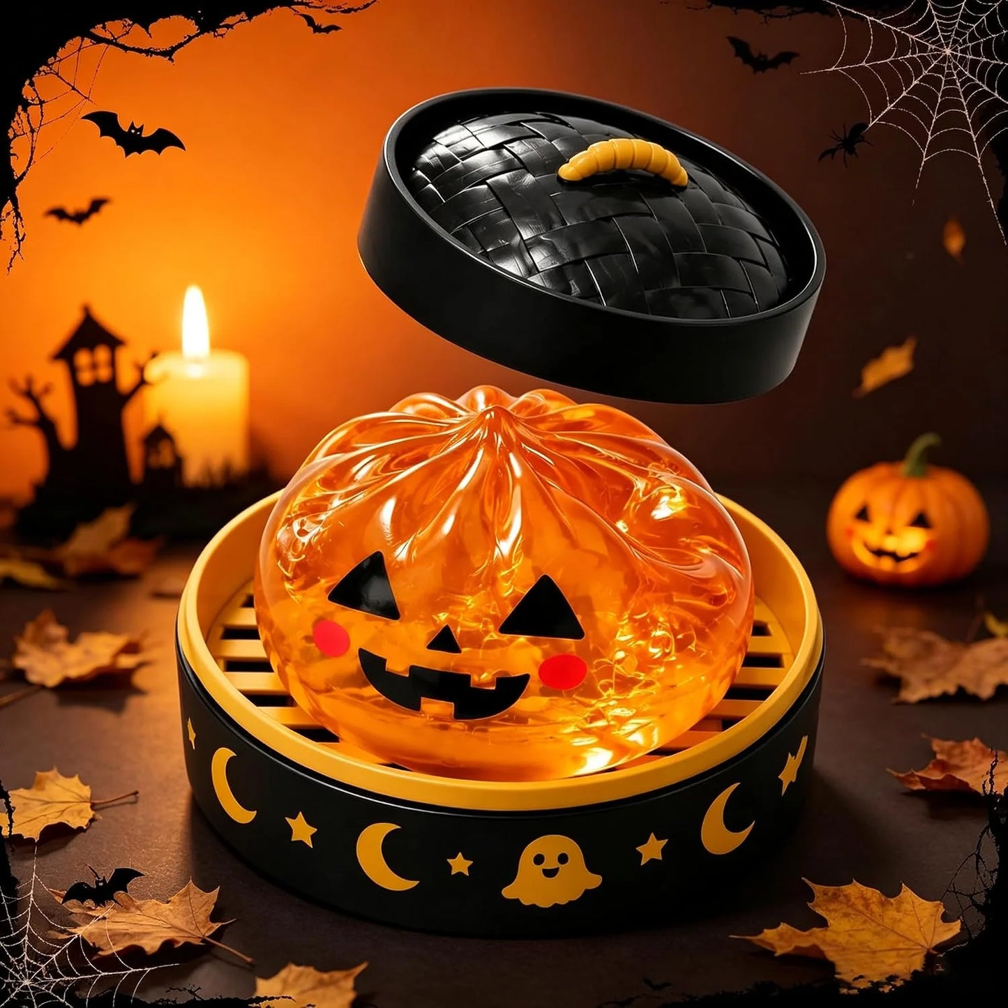 Elorysa Halloween Slow-Rise Squishy 🎃 Spooky-Cute Sensory Gift & Party Favor