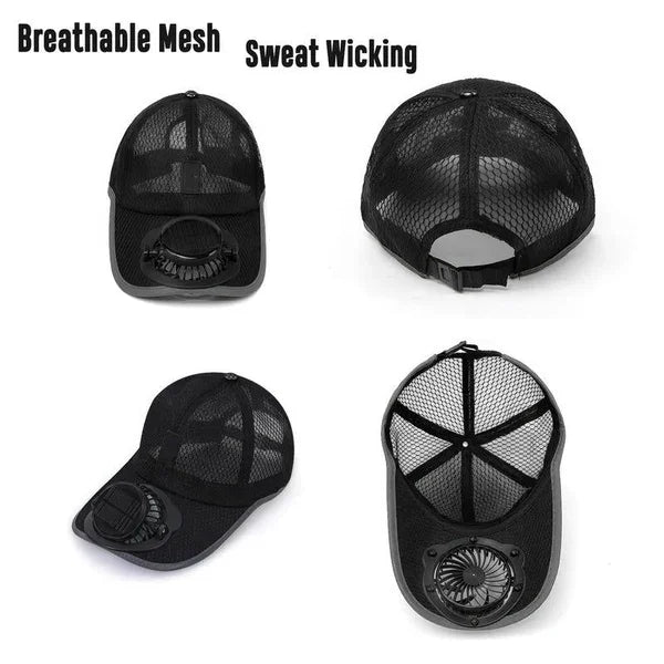 🔥HOT SALE 50% OFF🧢2026 Pro Outdoor Cooling Hat: Dual-Power Fan Cap