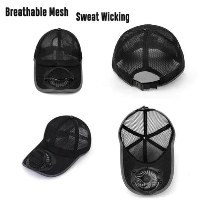 🔥HOT SALE 50% OFF🧢2026 Pro Outdoor Cooling Hat: Dual-Power Fan Cap