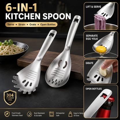 One Tool. Endless Possibilities 🔥Limited time 50% off🔥Multipurpose Stainless Steel Kitchen Spoon
