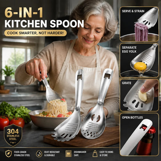 One Tool. Endless Possibilities 🔥Limited time 50% off🔥Multipurpose Stainless Steel Kitchen Spoon