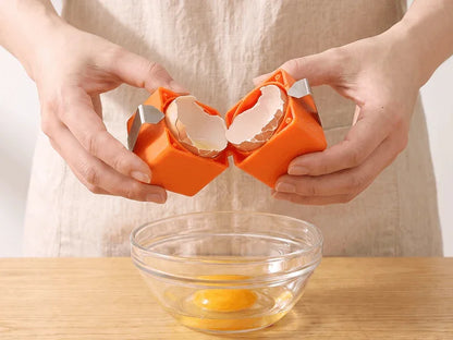 🔥🔥🔥Limited-time 😮‍💨 Buy 2 Get 1 Free ！！！🍳 Quick Egg Cracker Tool – Open Hundreds Of Eggs Faster & Cleaner——Microwave Egg Poacher 🔥