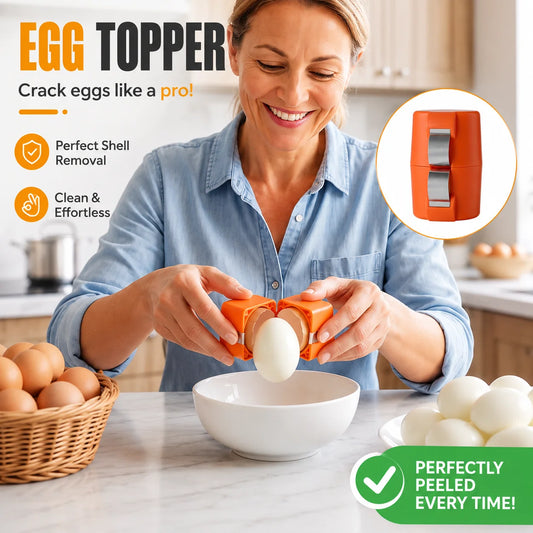 🔥🔥🔥Limited-time 😮‍💨 Buy 2 Get 1 Free ！！！🍳 Quick Egg Cracker Tool – Open Hundreds Of Eggs Faster & Cleaner——Microwave Egg Poacher 🔥