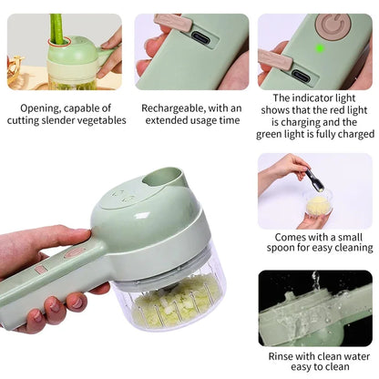 ⚡ Elorysa™ 4-in-1 Electric Vegetable Chopper — Prep Meals in Seconds