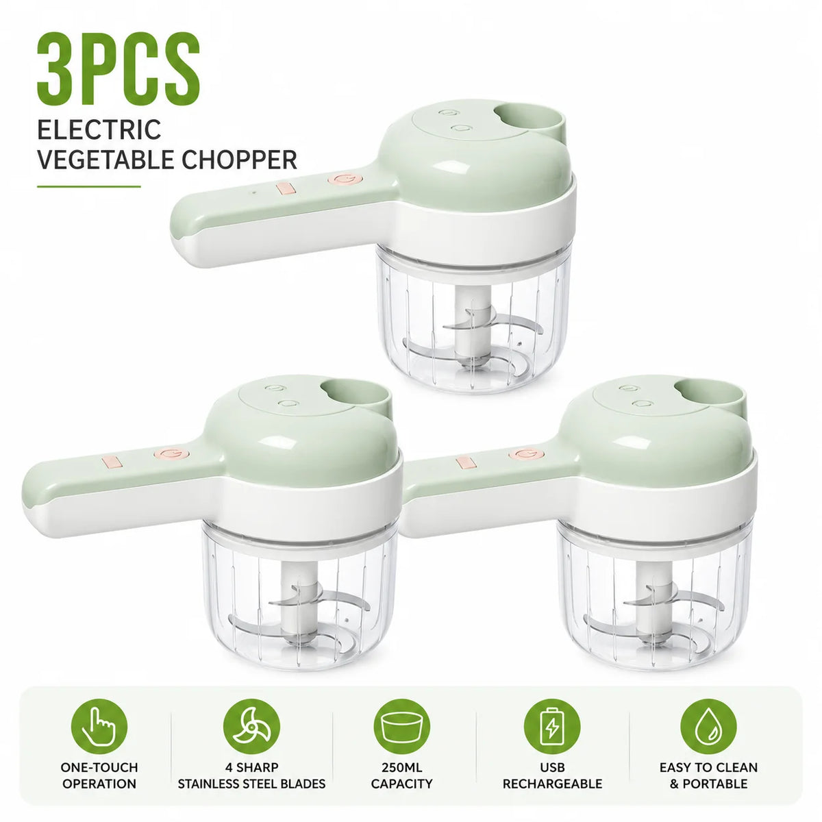 ⚡ Elorysa™ 4-in-1 Electric Vegetable Chopper — Prep Meals in Seconds
