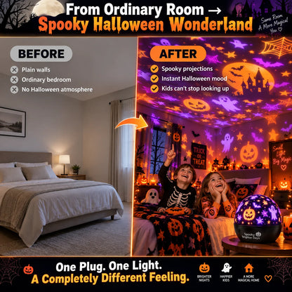 🎃🎄 Elorysa™ HD Holiday Projector Light – Halloween & Christmas Magic in Seconds