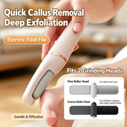 Elorysa™ Electric Foot File 👣 Smooth Rough, Dry Heels in Minutes