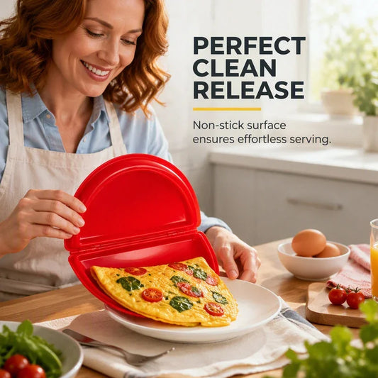 🍳 NEW 2-in-1 Microwave Omelet Maker & Egg Cooker – Quick Breakfast Tool