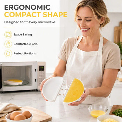 🍳 NEW 2-in-1 Microwave Omelet Maker & Egg Cooker – Quick Breakfast Tool