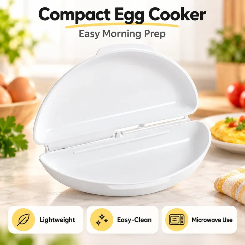 🍳 NEW 2-in-1 Microwave Omelet Maker & Egg Cooker – Quick Breakfast Tool