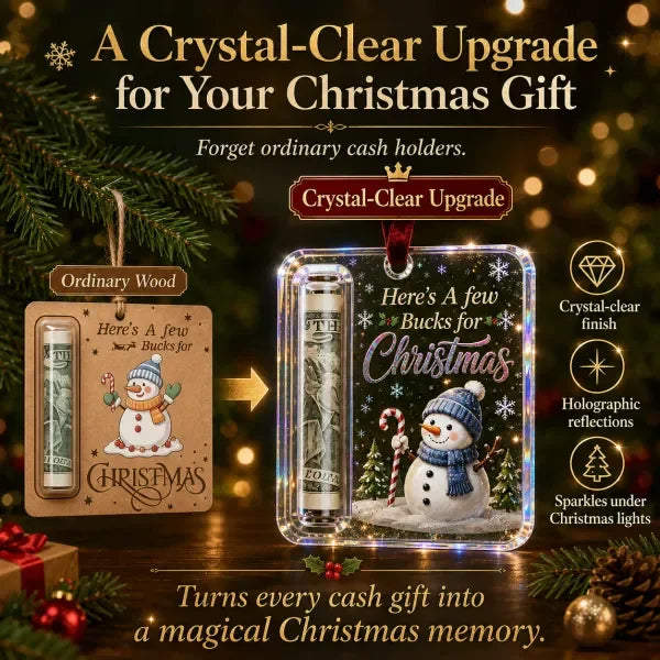 🎄Christmas Cash Gift Ornament- Make Cash Feel Like A Real Christmas Gift💵