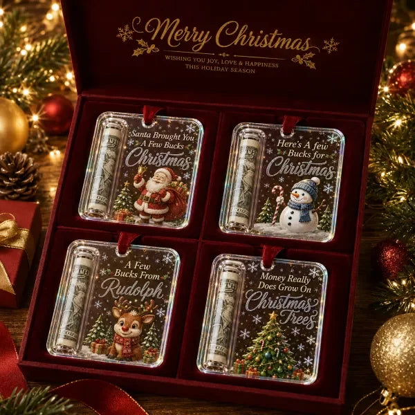 🎄Christmas Cash Gift Ornament- Make Cash Feel Like A Real Christmas Gift💵