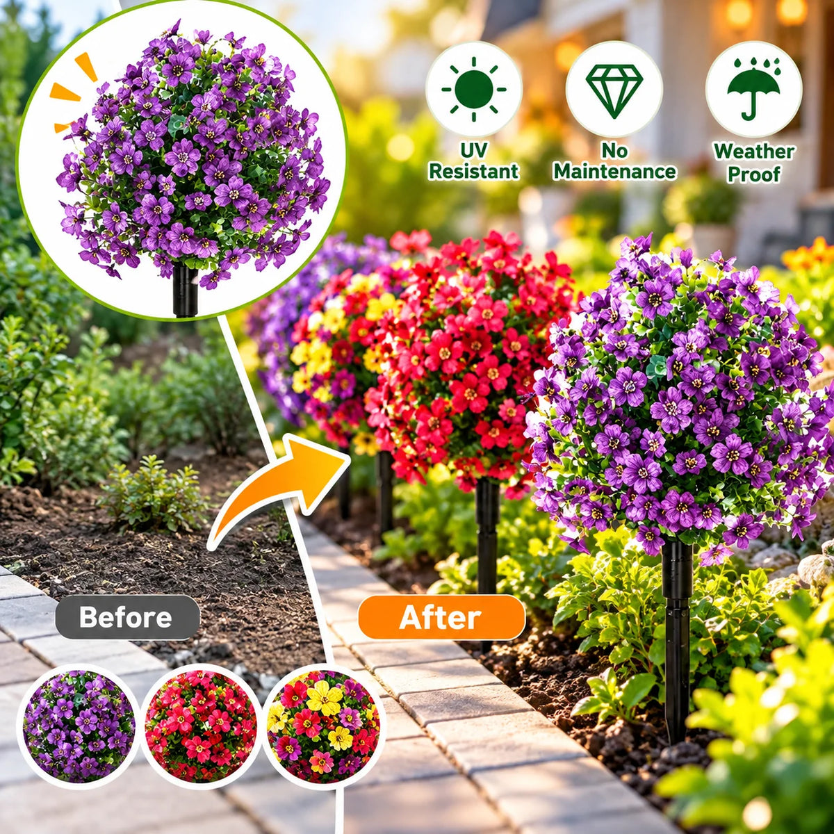🔥 NEW Artificial Violet, Lavender, Eucalyptus, Boxwood, Persian & Cypress Varieties