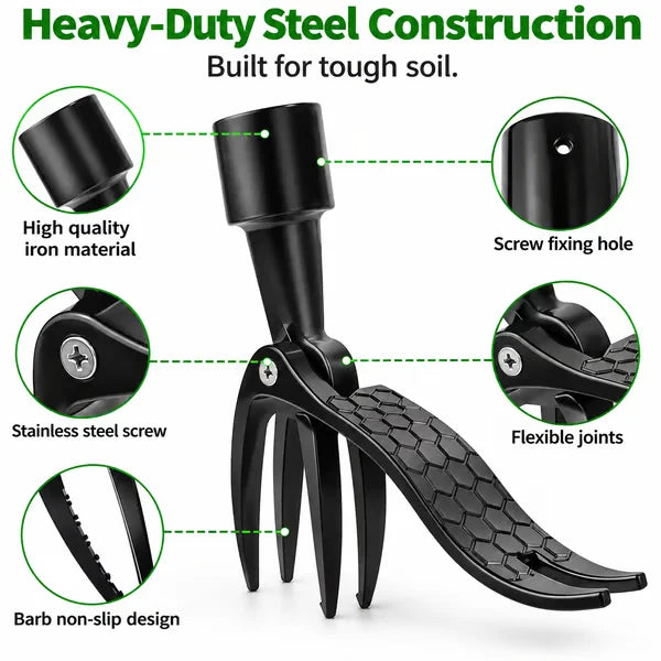 🏆Hot Sale Detachable Stand Up Weed Puller Head