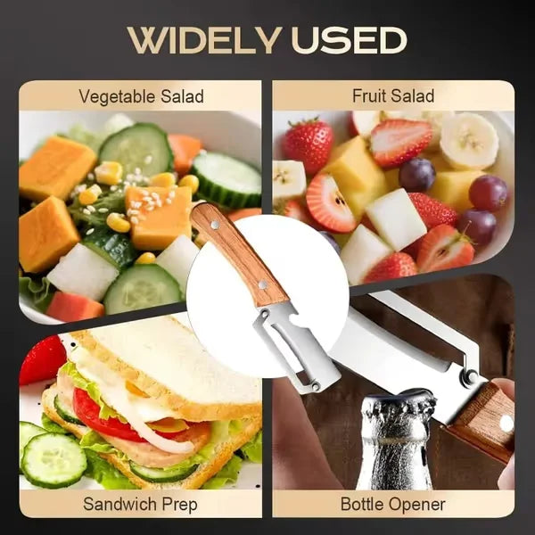 ✨🏆Hot Sale 🔥 Elorysa™ 3-in-1 Zero-Snag Vegetable Peeler – Tough Skins Off Fast, Less Food Wasted