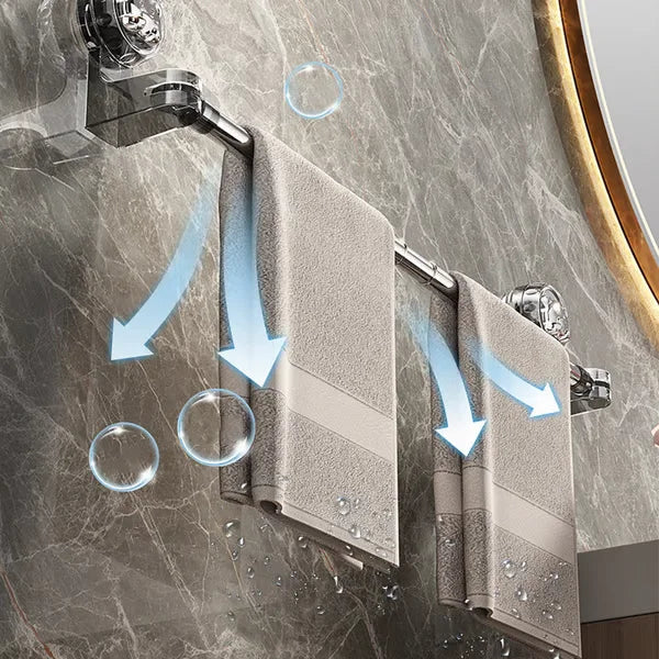 ✨ Elorysa™ Adjustable Suction Cup Towel Bar — No Drilling, Less Clutter!