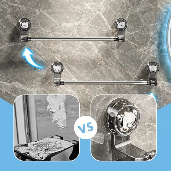 ✨ Elorysa™ Adjustable Suction Cup Towel Bar — No Drilling, Less Clutter!