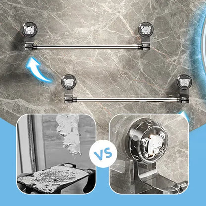 ✨ Elorysa™ Adjustable Suction Cup Towel Bar — No Drilling, Less Clutter!