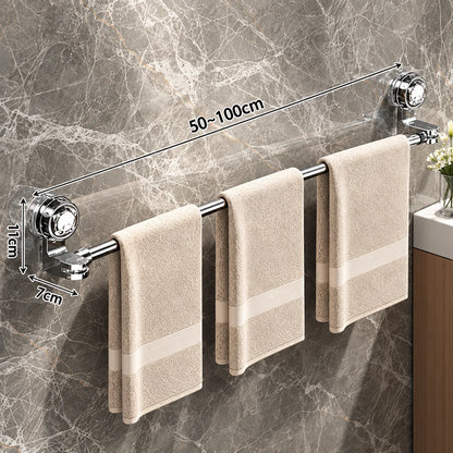 ✨ Elorysa™ Adjustable Suction Cup Towel Bar — No Drilling, Less Clutter!